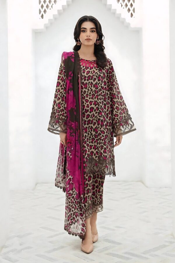 3 PCS Unstitched Suit-0