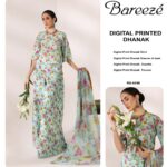 Bareeze 3PC Dhanak Digital Printed Bana Dora Style Collection