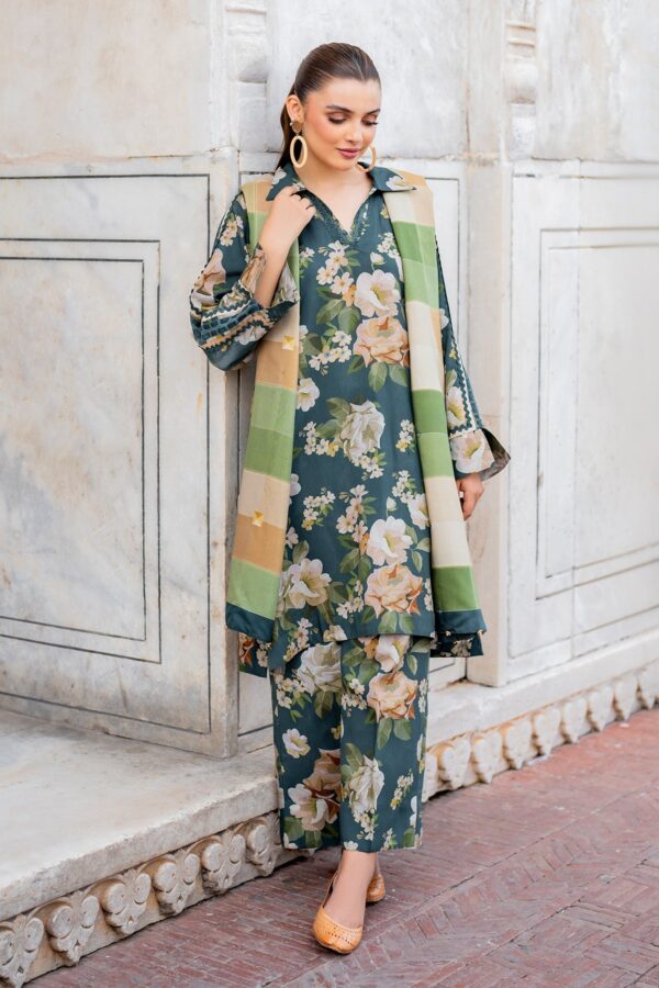 Baroque Khaddar 3PC Printed Suit