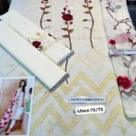Gul Ahmed 3PC Front Embroidered Shirt with Embroidered Dupatta.