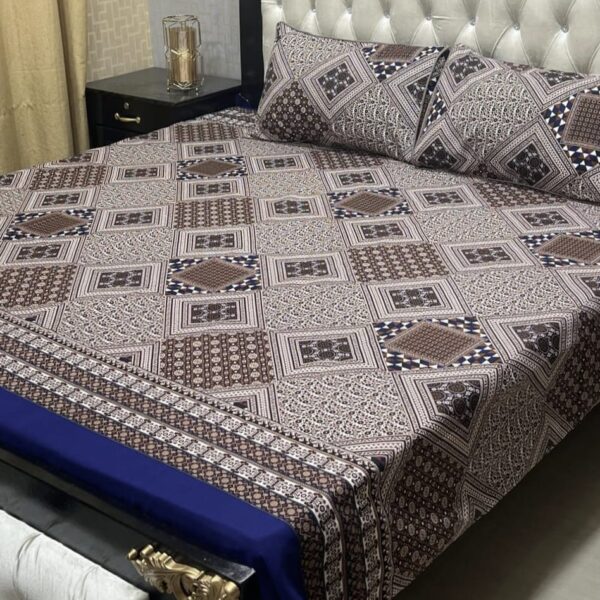 King Size 3Piece Bedsheet Set