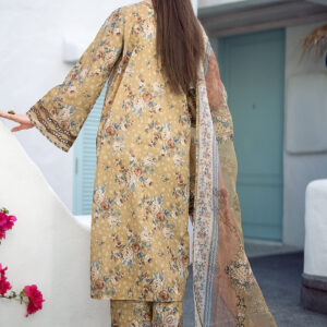 Sapphire 3Piece Printed Karandi Suit