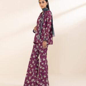 Sapphire 3Piece Printed Karandi Suit
