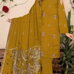 Bareeze 3PC Embroidered Dhanak Collection