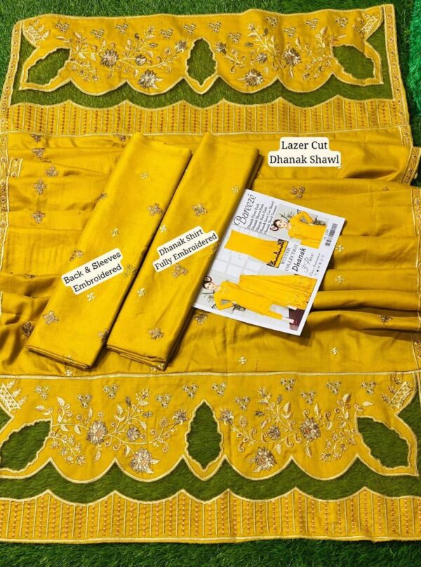 Bareeze 3PC Embroidered Dhanak Collection