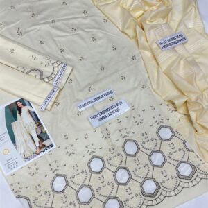 Bareeze Laser Cut Daman Volume